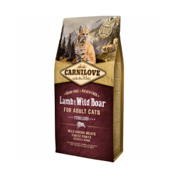 Carnilove Sterilised kattefoder m. Lam &amp; vildsvin